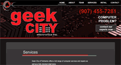 Desktop Screenshot of geekcity.com